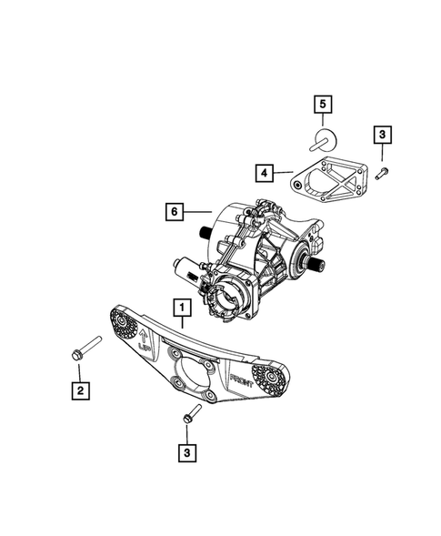 Rear Axle: Housing, Differential and Vent for 2024 Chrysler Pacifica #1