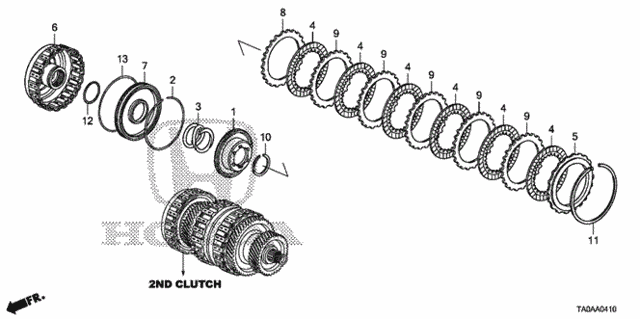 AT Clutch (2nd) (L4) for 2012 Honda Accord #0