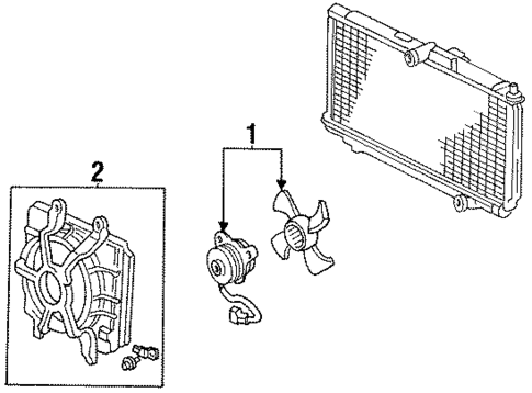 Cooling Fan for 1994 Honda Accord #1
