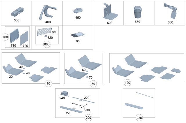 5853200 - Interior Equipment: Protective Covering for Mercedes-Benz: 180A, 180b, 220a, A220, A35 AMG, AMG GT 43, AMG GT 53, AMG GT 63, AMG GT 63 S, AMG GT 63 S E Performance, C250, C300, C350, C350e, C400, C450 AMG, C63 AMG, CLA250, CLA35 AMG, CLA45 AMG, CLA45 AMG S, CLS450, CLS53 AMG, E300, E350, E43 AMG, E53 AMG, E63 AMG S, EQB 250+, EQB 300, EQB 350, G55 AMG, G550, G550 4x4, G63 4x4 Squared AMG, G63 AMG, G65 AMG, GL350, GL450, GL550, GL63 AMG, GLA250, GLA35 AMG, GLA45 AMG, GLB250, GLB35 AMG, GLC300, GLC43 AMG, GLC63 AMG, GLC63 AMG S, GLE300d, GLE350, GLE400, GLE43 AMG, GLE450, GLE450 AMG, GLE450e, GLE53 AMG, GLE550e, GLE580, GLE63 AMG, GLE63 AMG S, GLK250, GLK350, GLS350d, GLS450, GLS550, GLS580, GLS63 AMG, Maybach GLS600, Maybach S550, Maybach S560, Maybach S600, Maybach S650, ML250, ML350, ML400, ML550, ML63 AMG, S450, S550, S550e, S560, S600, S63 AMG, S65 AMG Image
