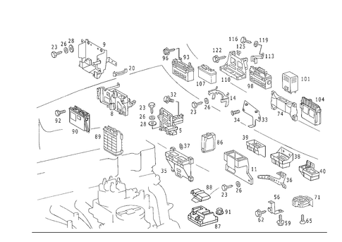 Control Units for 1993 Mercedes-Benz 300E #4