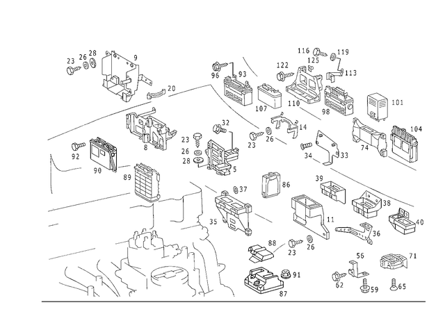 165457832 - : Control Unit for Mercedes-Benz Image