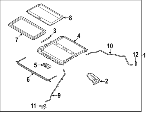 Sunroof for 2024 INFINITI QX55 #0