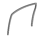 681410C050 - Body: Glass Run for Toyota Image