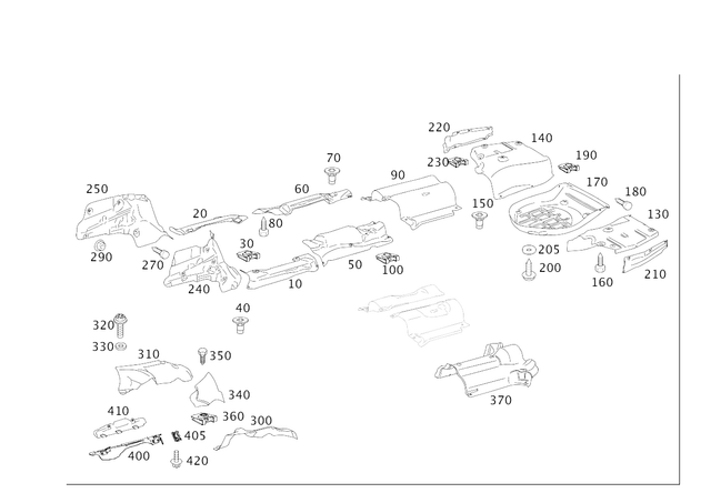 4639940445 - Exhaust System: Securing for Mercedes-Benz: CL550, CL600, CL63 AMG, CL65 AMG, G55 AMG, G550, G550 4x4, G63 AMG, G65 AMG Image image