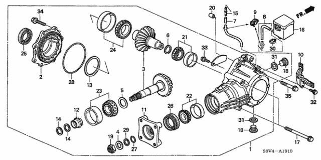 AT Transfer ('06-) (4WD) for 2007 Honda Pilot #0