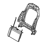 88410AR050LEG - Body: Seat Back Frame for Genesis: GV70 Image