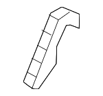 6410C963 - Body: Side Retainer for Mitsubishi Image