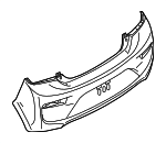 6410D945 - Body: Bumper Cover for Mitsubishi Image