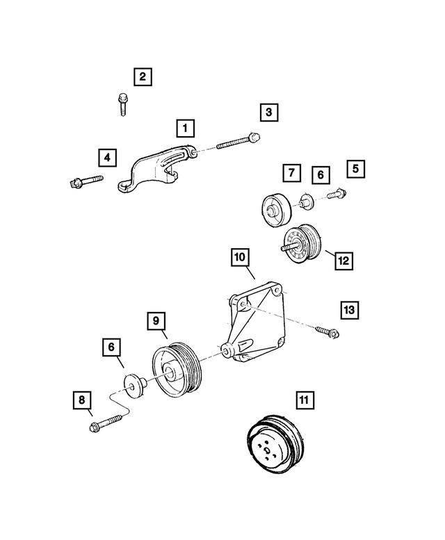 6502144 - : Hex Head Screw And Washer for Mopar Image