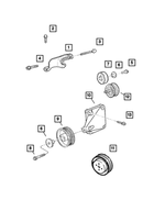 6502144 - : Hex Head Screw And Washer for Mopar Image