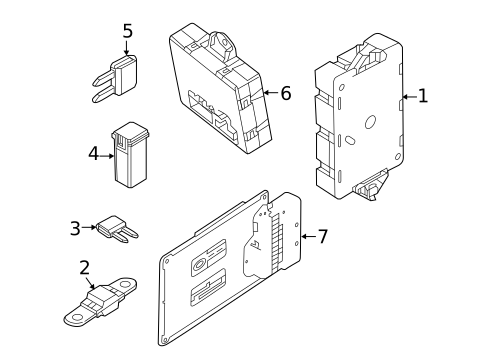 Electrical Components for 2021 Land Rover Discovery Sport #1