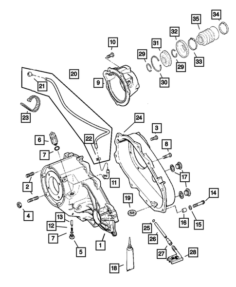 Case and Related Parts for 2004 Jeep Liberty #0