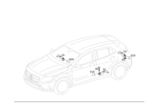 KEYLESS GO&reg; for 2016 Mercedes-Benz GLA250 #0