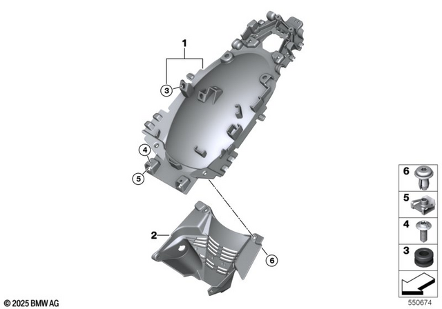 46629443215 - Frame and Mounting Parts: Rear Wheel Cover -  for BMW-Motorrad Image