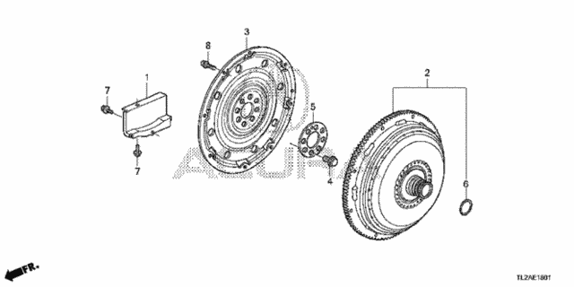 Torque Converter (V6) for 2014 Acura TSX #0