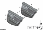 51427273290 - : Door Lining Leather Rear Right for BMW Image