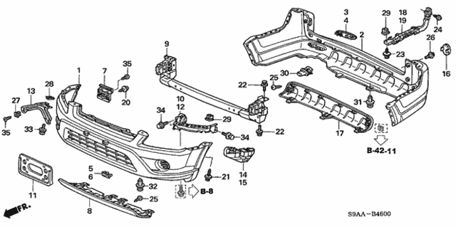 Bumpers for 2006 Honda CR-V #0