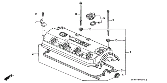Cylinder Head Cover for 2002 Honda Accord #0