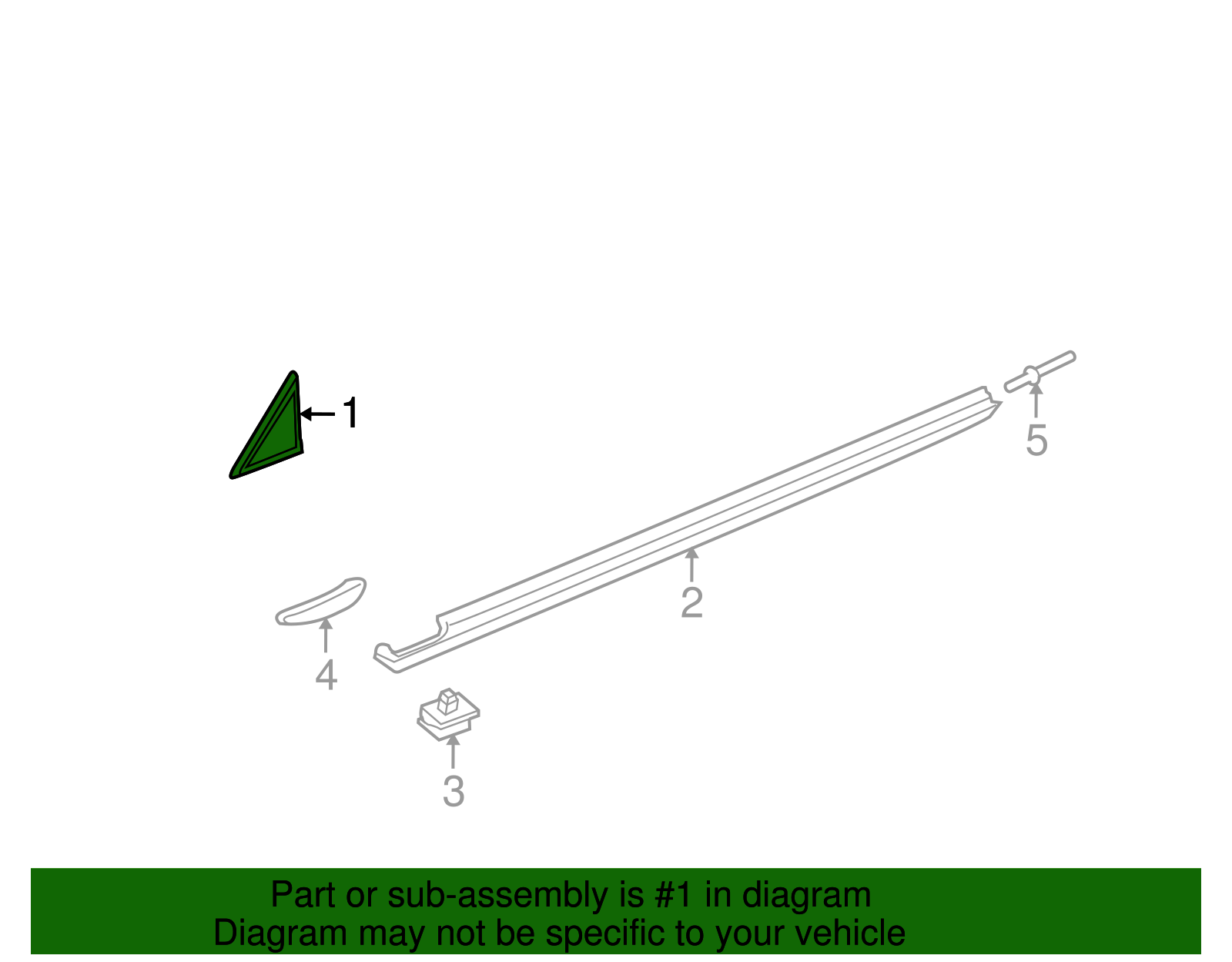 2009-2014 Volkswagen Routan Applique WHT-009-125 | VW Direct Auto Parts