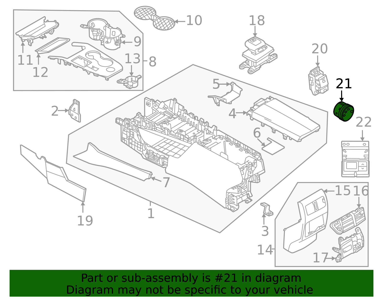 2022-2025 Nissan Rogue Select Switch 25535-6RA1B | OEM Parts Online