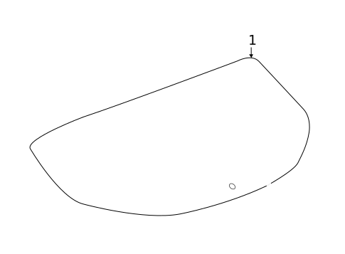 Glass - Lift Gate for 2019 Chevrolet Cruze #0