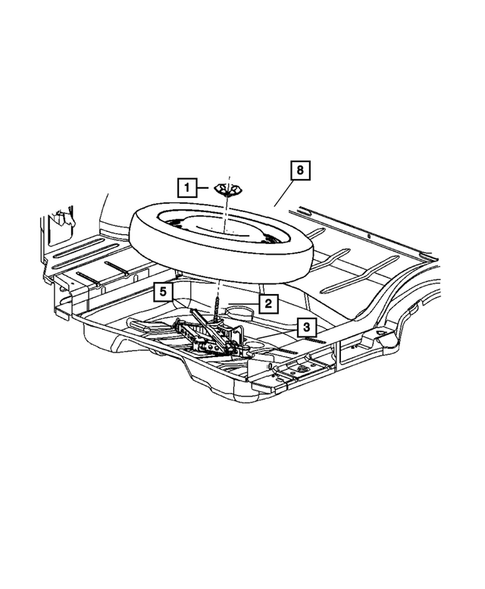 Wheel Spare for 2008 Dodge Charger #0