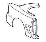 XR3Z6327840BA - Body: Quarter Panel for Ford: Mustang Image