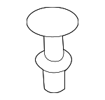 51498237075 - : Lower Quarter Trim Rivet for Mini: Cooper Image