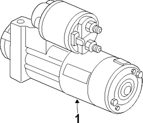 Starter for 2005 Pontiac GTO #1