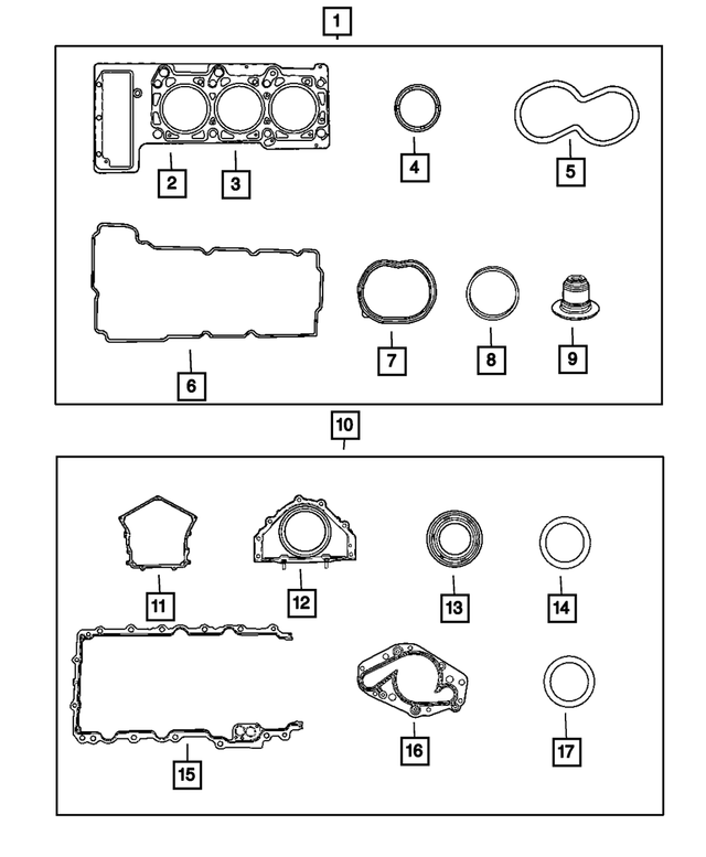 « 4663980AB – Engine 2.7L Six Cylinder : Cache-culbuteur Joint Plat, Côté Droit pour Mopar Image »