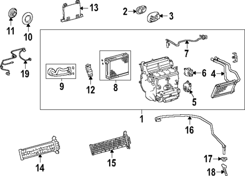 Condenser, Compressor & Lines for 2024 Toyota Tundra #2