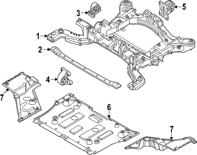 842C3DO000 - : Side Shield for Kia Image
