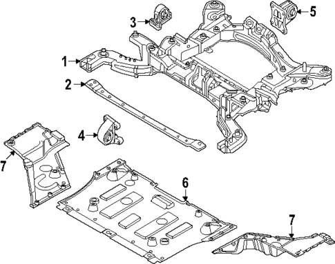 Suspension Mounting for 2025 Kia EV9 #1