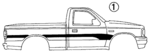 ZZM05111577 - Body: Stripe Tape for Mazda: B3000, B4000 Image