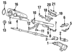 53310SH3A01 - Steering: Shaft for Honda: Civic, CRX Image