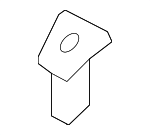 51427489391 - Body: Lock Knob Bezel for BMW: 530e, 530e xDrive, 530i, 530i xDrive, 540d xDrive, 540i, 540i xDrive, M5, M550i xDrive Image