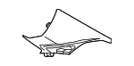 8Y58672454PK - Body: Rear Quarter Trim for Audi Image