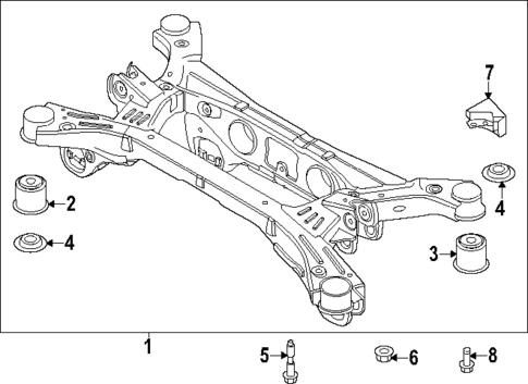 Suspension Mounting for 2025 Hyundai Santa Fe #0