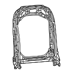 68665997AA - Body: Seat Back Frame for Jeep: Grand Cherokee, Grand Cherokee L, Grand Wagoneer, Grand Wagoneer L, Wagoneer, Wagoneer L Image