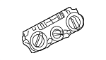 3AA907044CKZJU - Body: Heater Control for Volkswagen: CC, Eos, Jetta Image