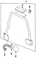 AMR3941 - Electrical: Stop Lamp Assembly for Land Rover: Defender 90 Image