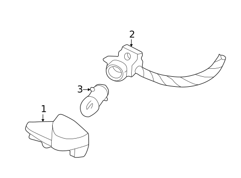 License Lamps for 2003 Pontiac Aztek #0