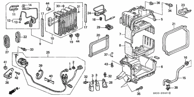 A/C Unit (2) for 1995 Honda Civic #0
