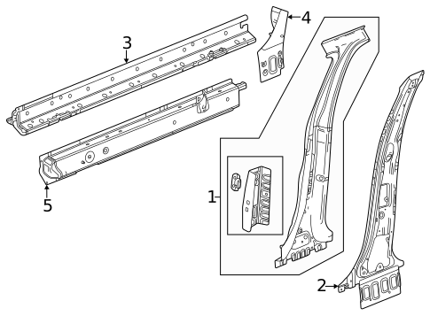 Center Pillar & Rocker for 2025 Chevrolet Trailblazer #0