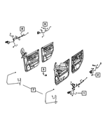 68475647AA - Electrical: Front Door Wiring for Ram: 2500, 3500 Image