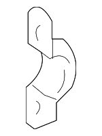 253342E000 - Cooling System: Radiator Assembly Upper Bracket for Hyundai Image