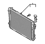 253102E821 - : Radiator Assembly for Hyundai: Tucson Image