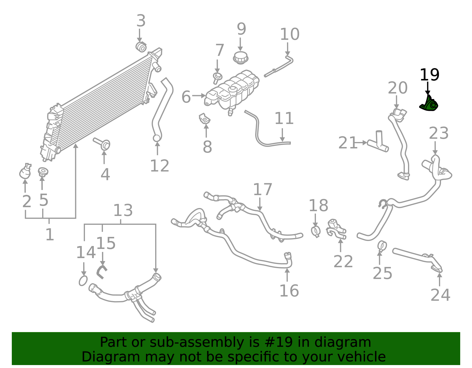 2017-2022 Ford Engine Auxiliary Water Pump HL3Z-18D473-F | OEM Parts Online