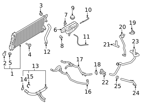 Hoses & Pipes for 2018 Lincoln Navigator #0
